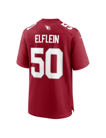 Mens Arizona Cardinals Pat Elflein Cardinal Team Game Jersey