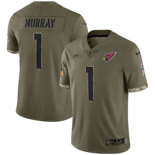 Mens Arizona Cardinals Olive 2022 Salute To Service Limited Jersey-1