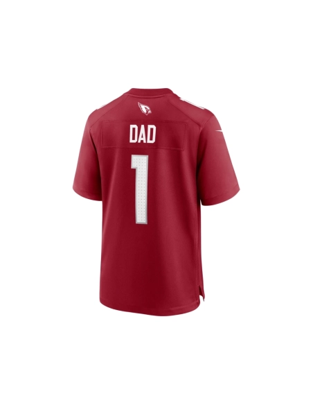 Mens Arizona Cardinals Number 1 Dad Cardinal Game Jersey