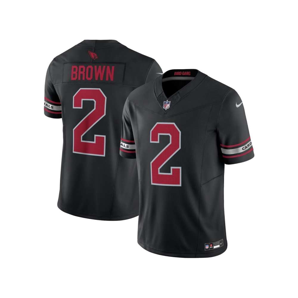 Mens Arizona Cardinals Marquise Brown Black Vapor F.U.S.E. Limited Jersey