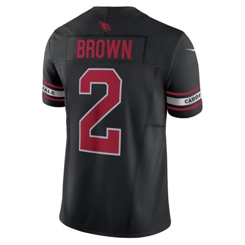 Mens Arizona Cardinals Marquise Brown Black Vapor F.U.S.E. Limited Jersey