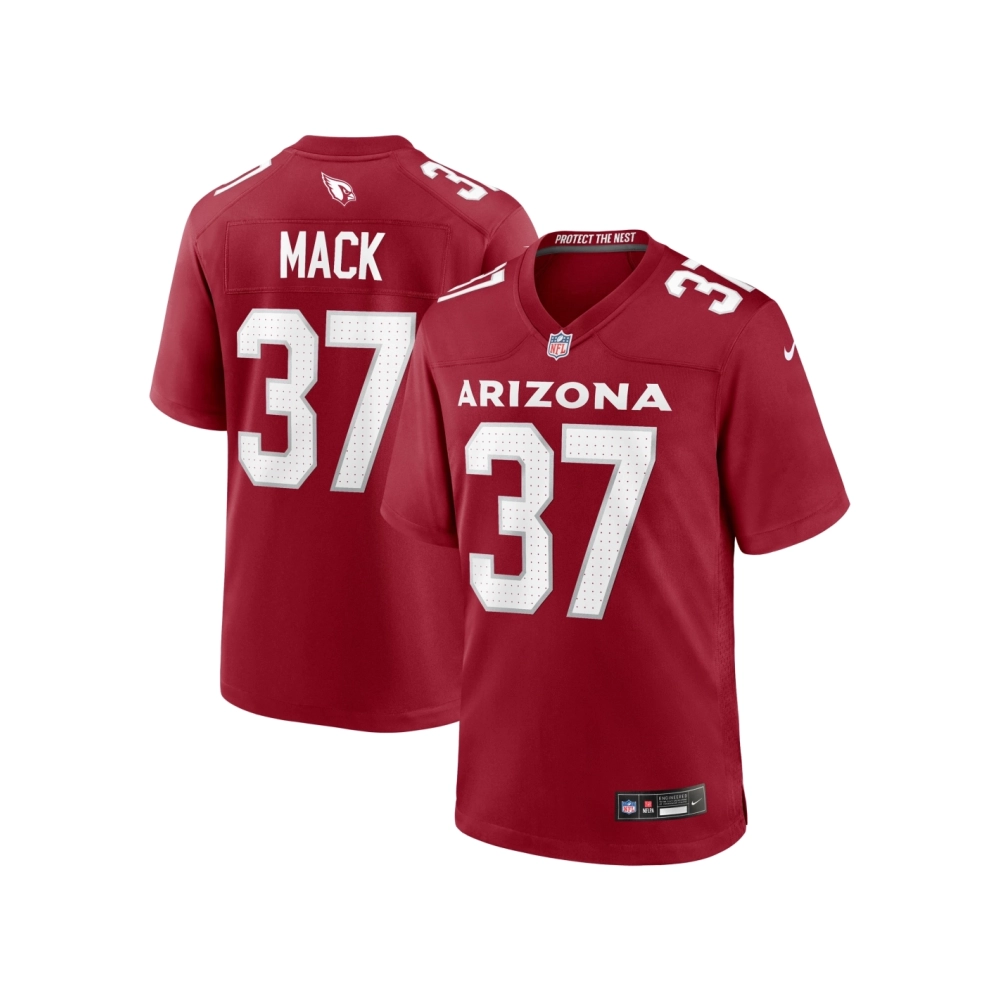 Mens Arizona Cardinals Marlon Mack Cardinal Team Game Jersey
