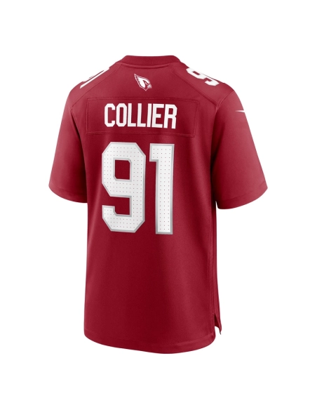 Mens Arizona Cardinals L.J. Collier Cardinal Game Player Jersey