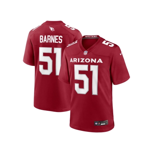 Mens Arizona Cardinals Krys Barnes Cardinal Team Game Jersey