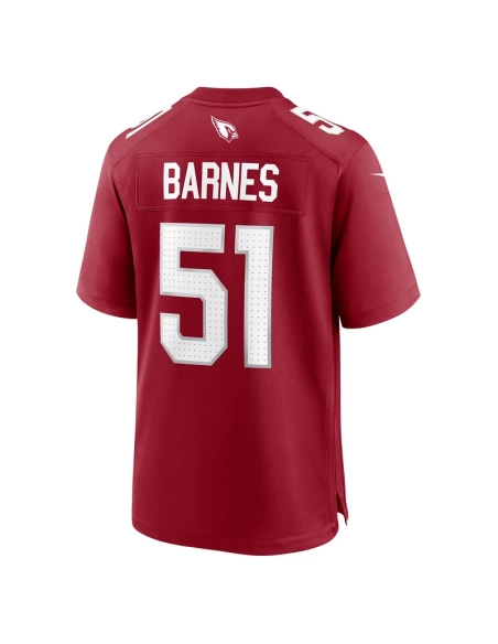 Mens Arizona Cardinals Krys Barnes Cardinal Team Game Jersey