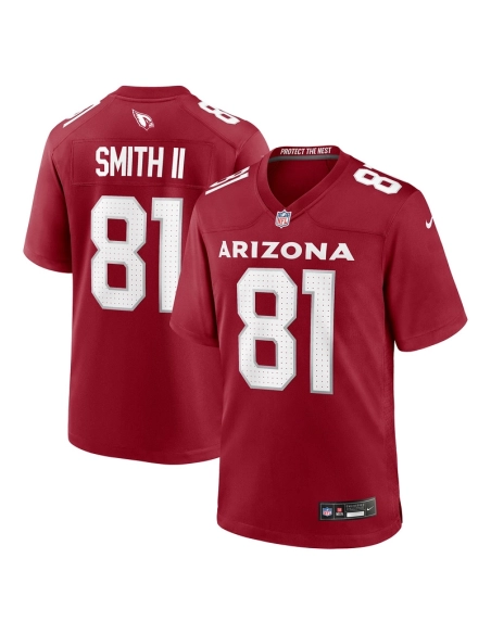 Mens Arizona Cardinals Jeff Smith II Cardinal Game Jersey