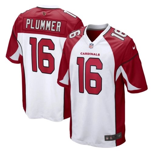 Mens Arizona Cardinals Jake Plummer White Retired Player Game Jersey