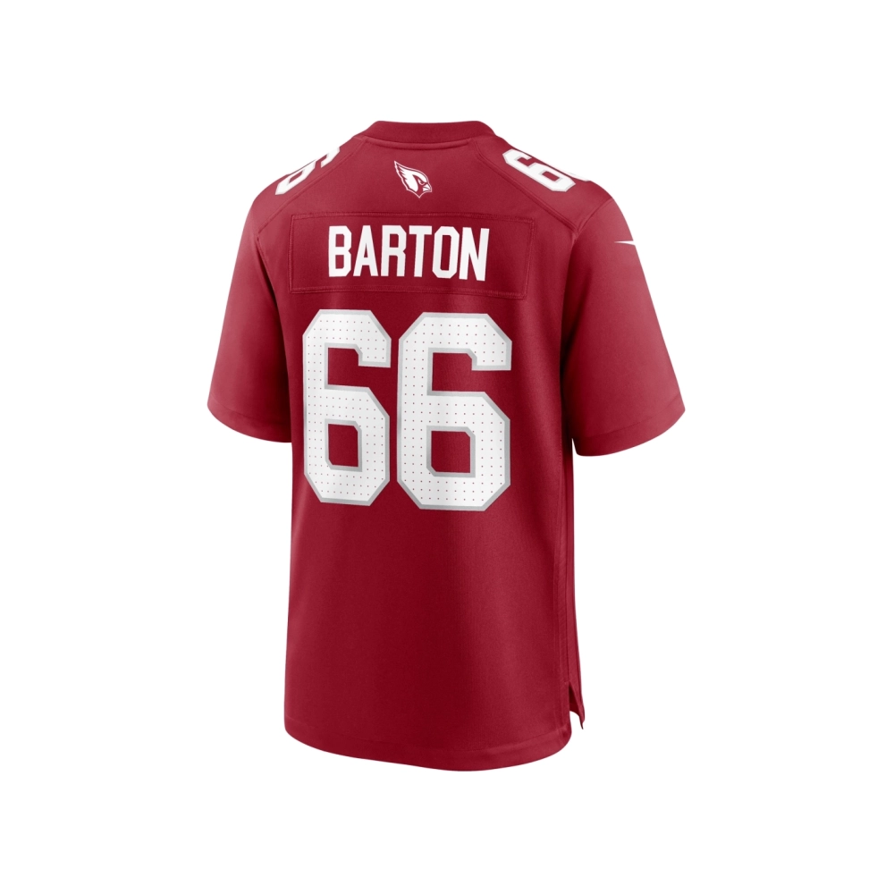 Mens Arizona Cardinals Jackson Barton Cardinal Team Game Jersey