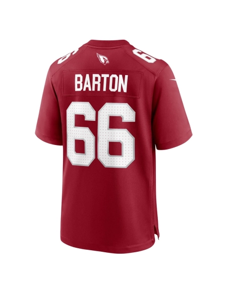 Mens Arizona Cardinals Jackson Barton Cardinal Team Game Jersey