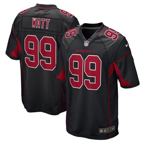 Mens Arizona Cardinals J.J. Watt Black 2nd Alternate Game Jersey