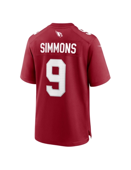 Mens Arizona Cardinals Isaiah Simmons Cardinal Game Player Jersey