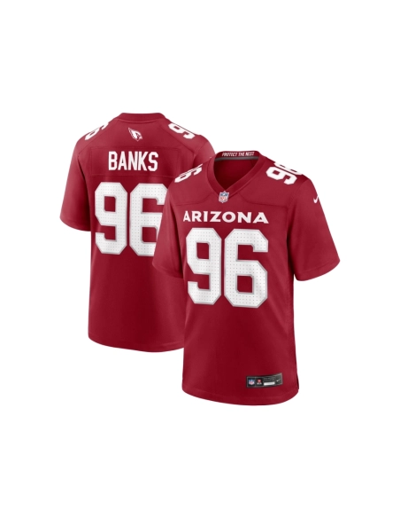 Mens Arizona Cardinals Eric Banks Cardinal Game Jersey