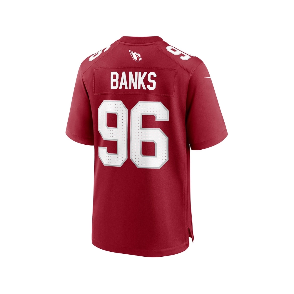 Mens Arizona Cardinals Eric Banks Cardinal Game Jersey