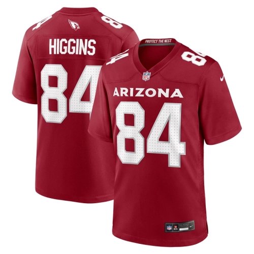 Mens Arizona Cardinals Elijah Higgins Cardinal Team Game Jersey