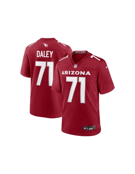 Mens Arizona Cardinals Dennis Daley Cardinal Game Player Jersey