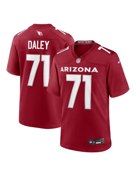 Mens Arizona Cardinals Dennis Daley Cardinal Game Player Jersey