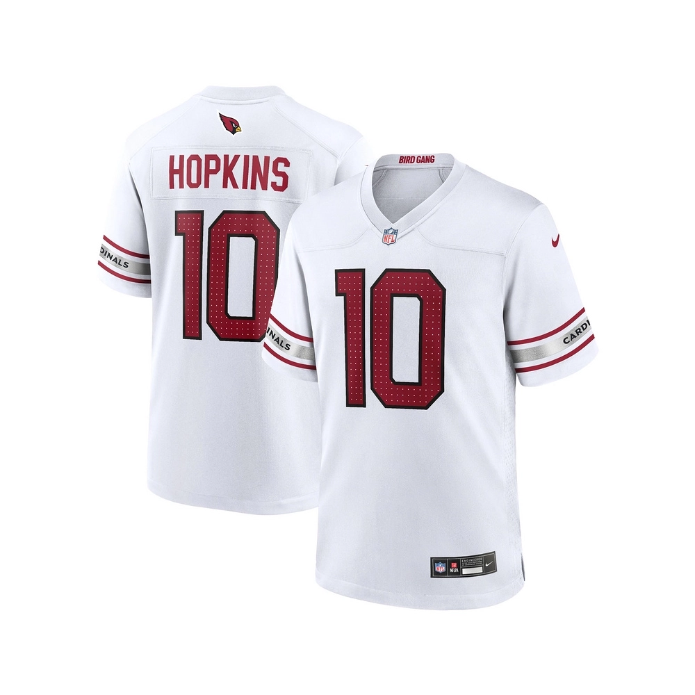Mens Arizona Cardinals DeAndre Hopkins White Game Player Jersey