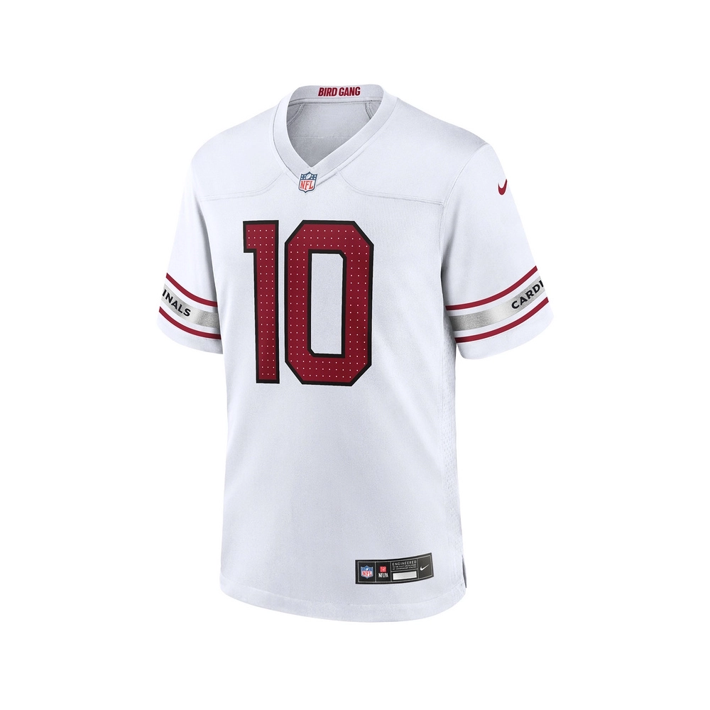 Mens Arizona Cardinals DeAndre Hopkins White Game Player Jersey