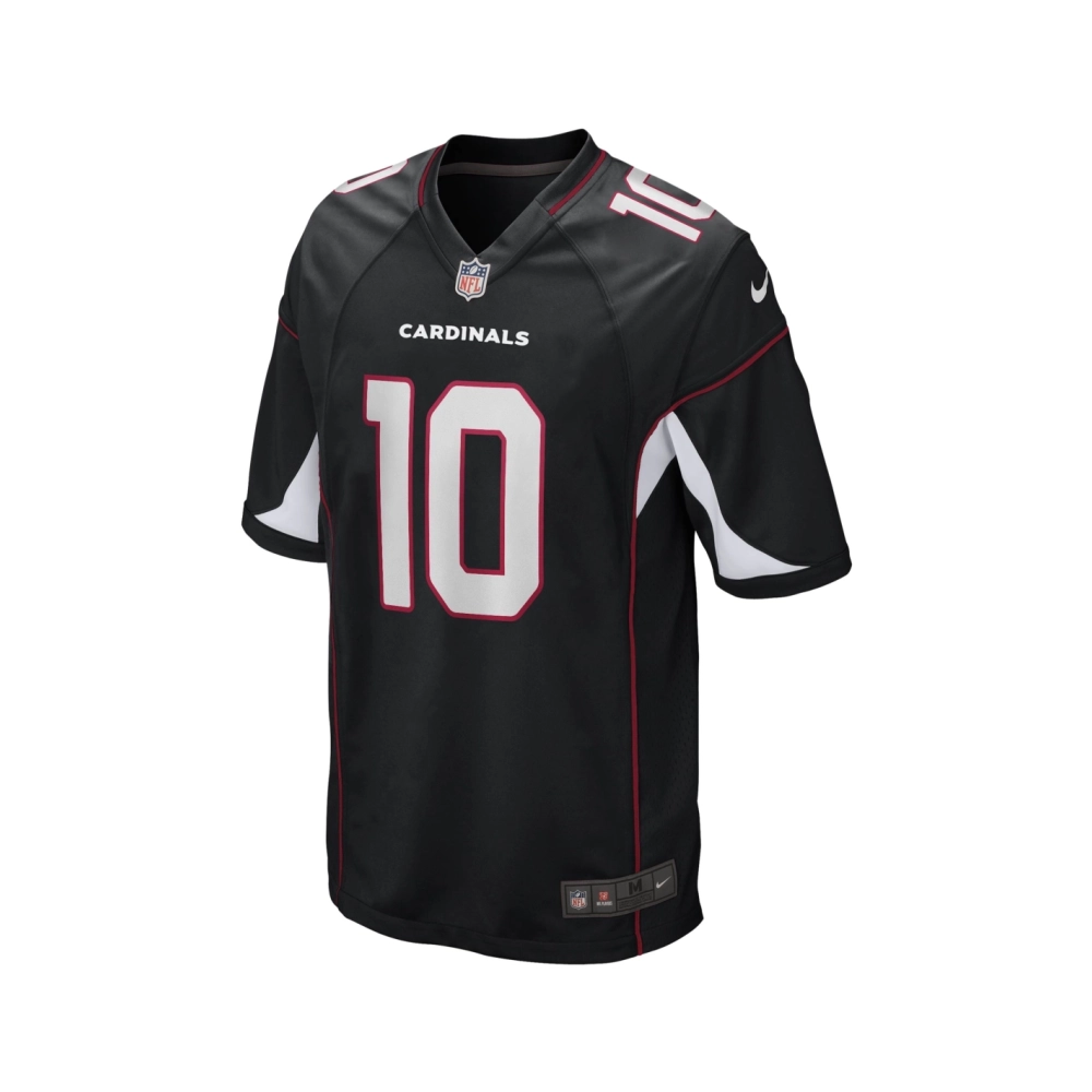 Mens Arizona Cardinals DeAndre Hopkins Black Game Jersey