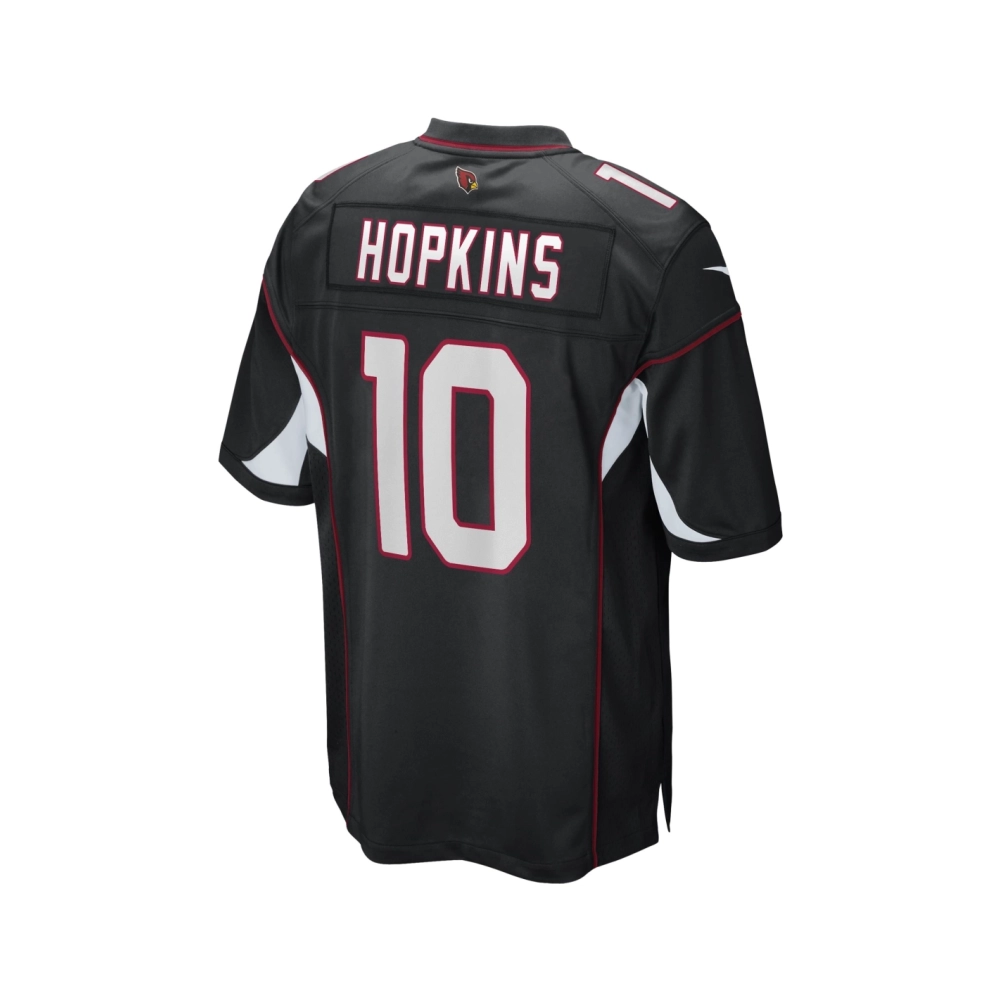 Mens Arizona Cardinals DeAndre Hopkins Black Game Jersey