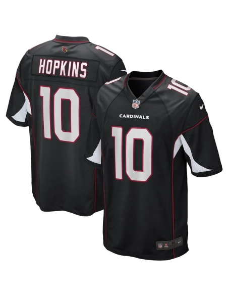 Mens Arizona Cardinals DeAndre Hopkins Black Game Jersey