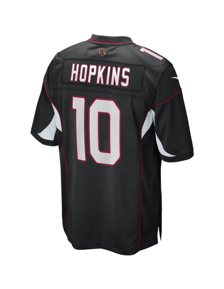 Mens Arizona Cardinals DeAndre Hopkins Black Game Jersey