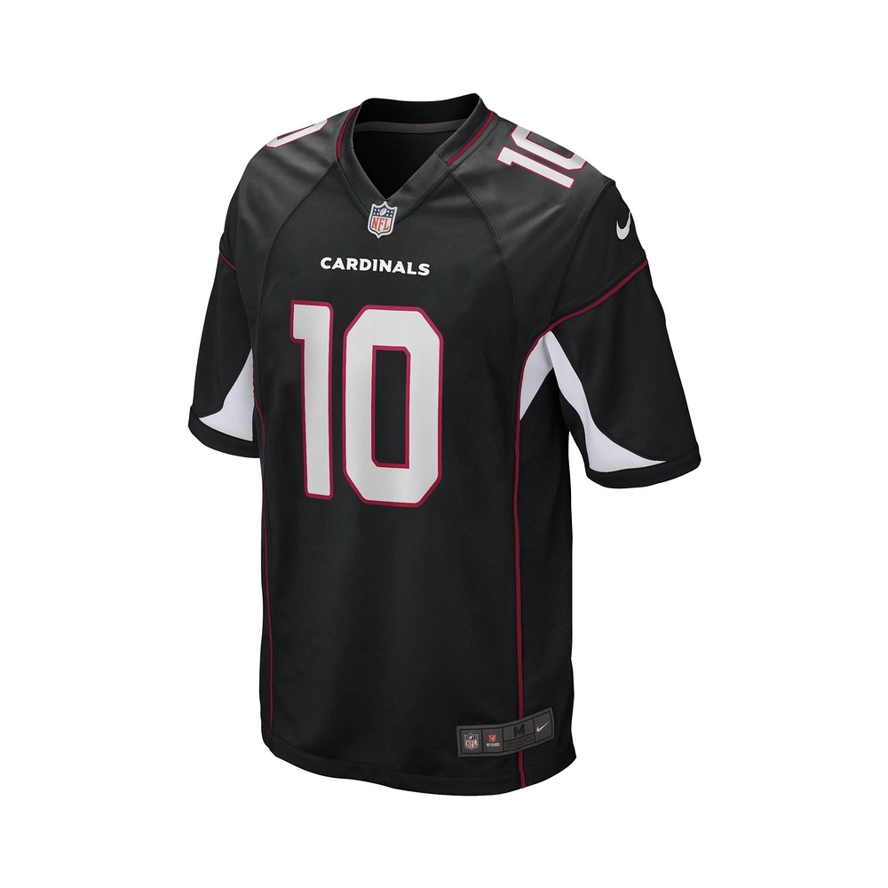 Mens Arizona Cardinals DeAndre Hopkins Black Game Jersey