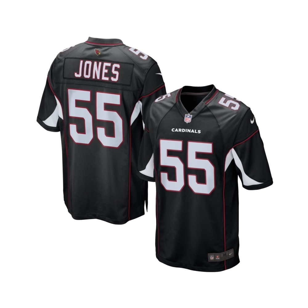 Mens Arizona Cardinals Chandler Jones Black Game Jersey