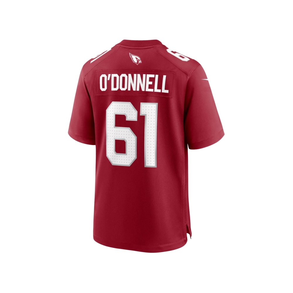 Mens Arizona Cardinals Carter ODonnell Cardinal Team Game Jersey