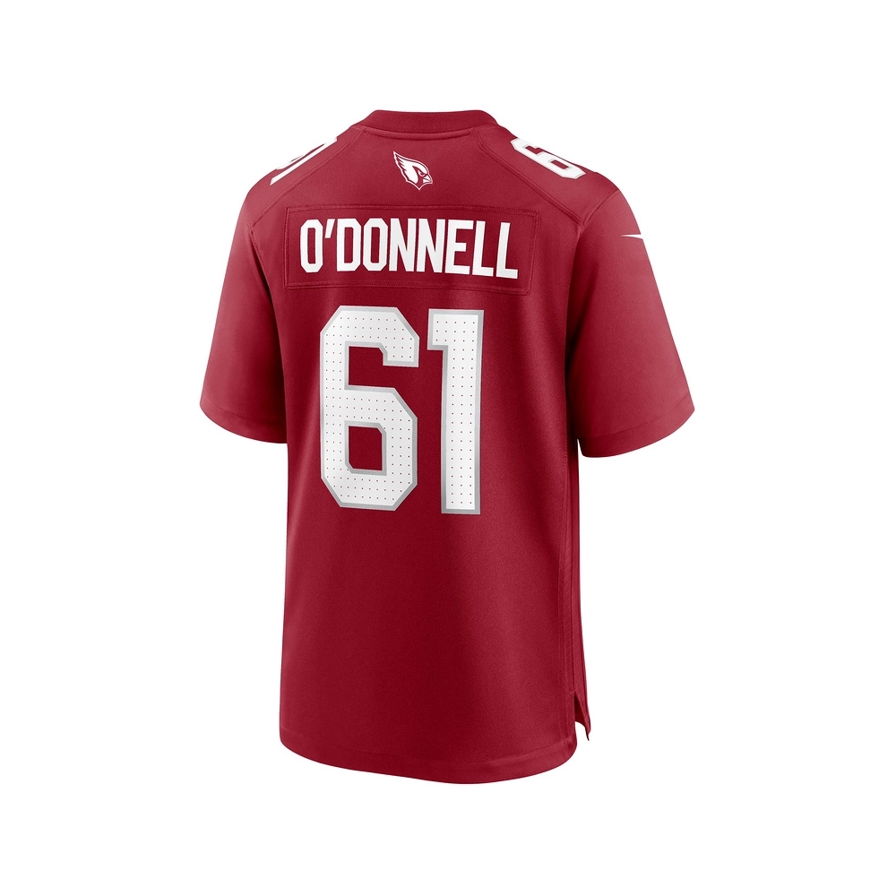 Mens Arizona Cardinals Carter ODonnell Cardinal Team Game Jersey