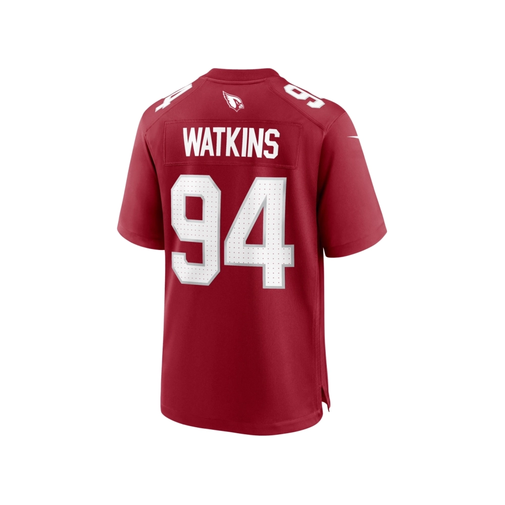 Mens Arizona Cardinals Carlos Watkins Cardinal Game Player Jersey