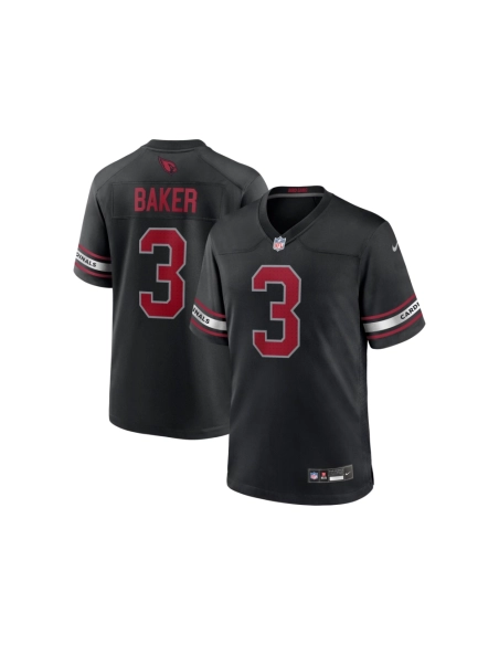 Mens Arizona Cardinals Budda Baker Black Game Jersey