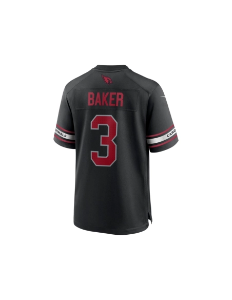 Mens Arizona Cardinals Budda Baker Black Game Jersey
