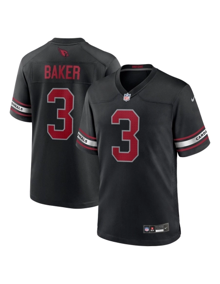 Mens Arizona Cardinals Budda Baker Black Game Jersey