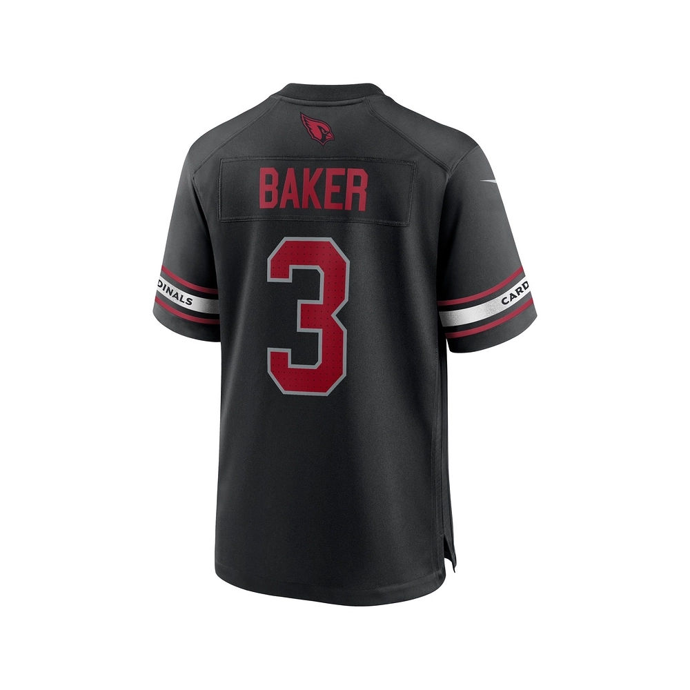 Mens Arizona Cardinals Budda Baker Black Game Jersey