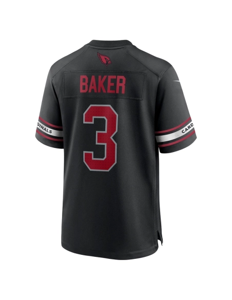 Mens Arizona Cardinals Budda Baker Black Game Jersey