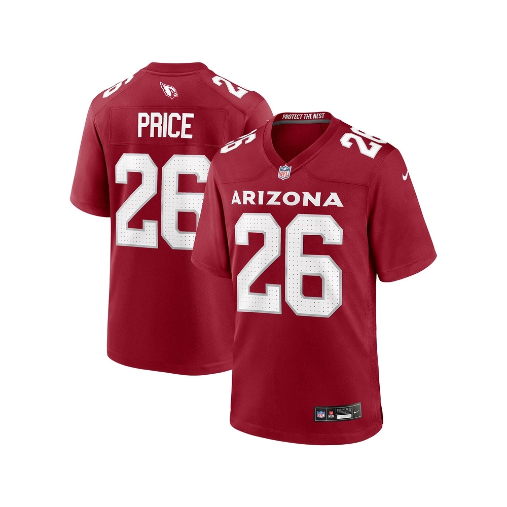 Mens Arizona Cardinals Bobby Price Cardinal Team Game Jersey