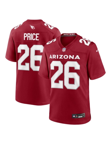 Mens Arizona Cardinals Bobby Price Cardinal Team Game Jersey