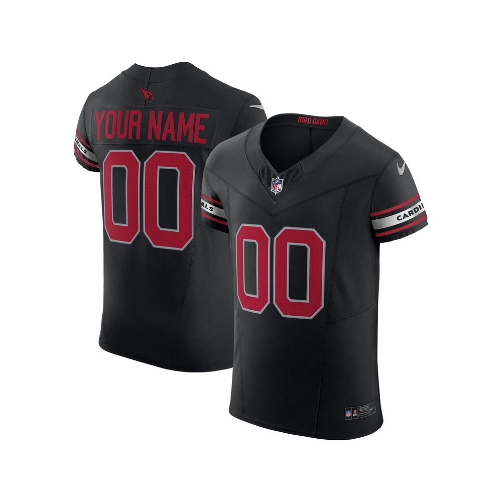 Mens Arizona Cardinals Black Vapor F.U.S.E. Elite Custom Jersey