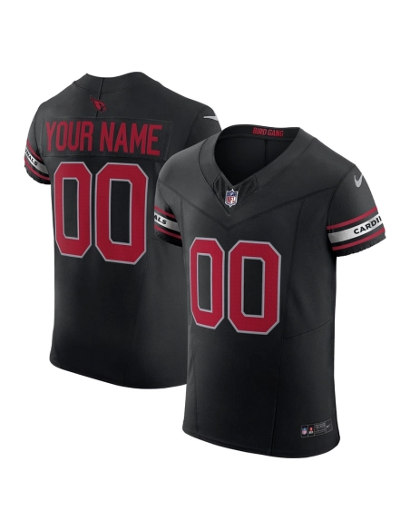 Mens Arizona Cardinals Black Vapor F.U.S.E. Elite Custom Jersey