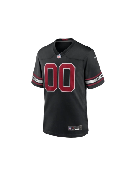 Mens Arizona Cardinals Black Alternate Custom Game Jersey