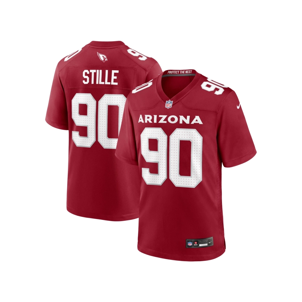 Mens Arizona Cardinals Ben Stille Cardinal Team Game Jersey