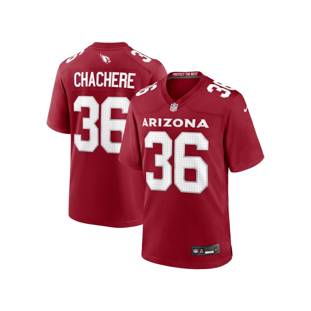 Mens Arizona Cardinals Andre Chachere Cardinal Team Game Jersey
