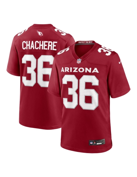 Mens Arizona Cardinals Andre Chachere Cardinal Team Game Jersey