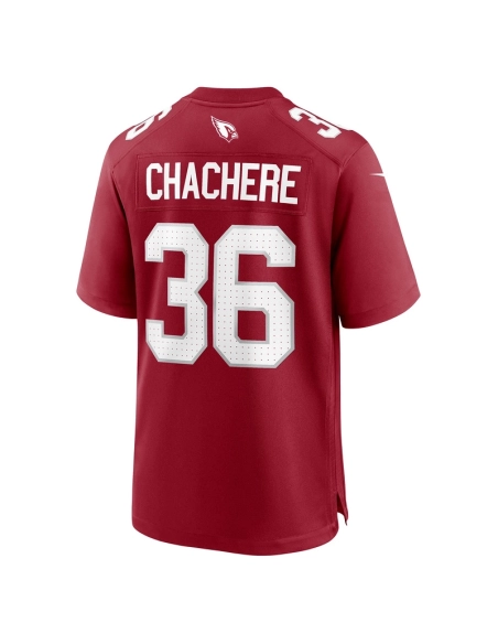 Mens Arizona Cardinals Andre Chachere Cardinal Team Game Jersey