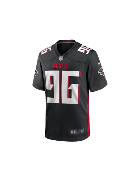 Mens Atlanta Falcons Zach Harrison Black Team Game Jersey