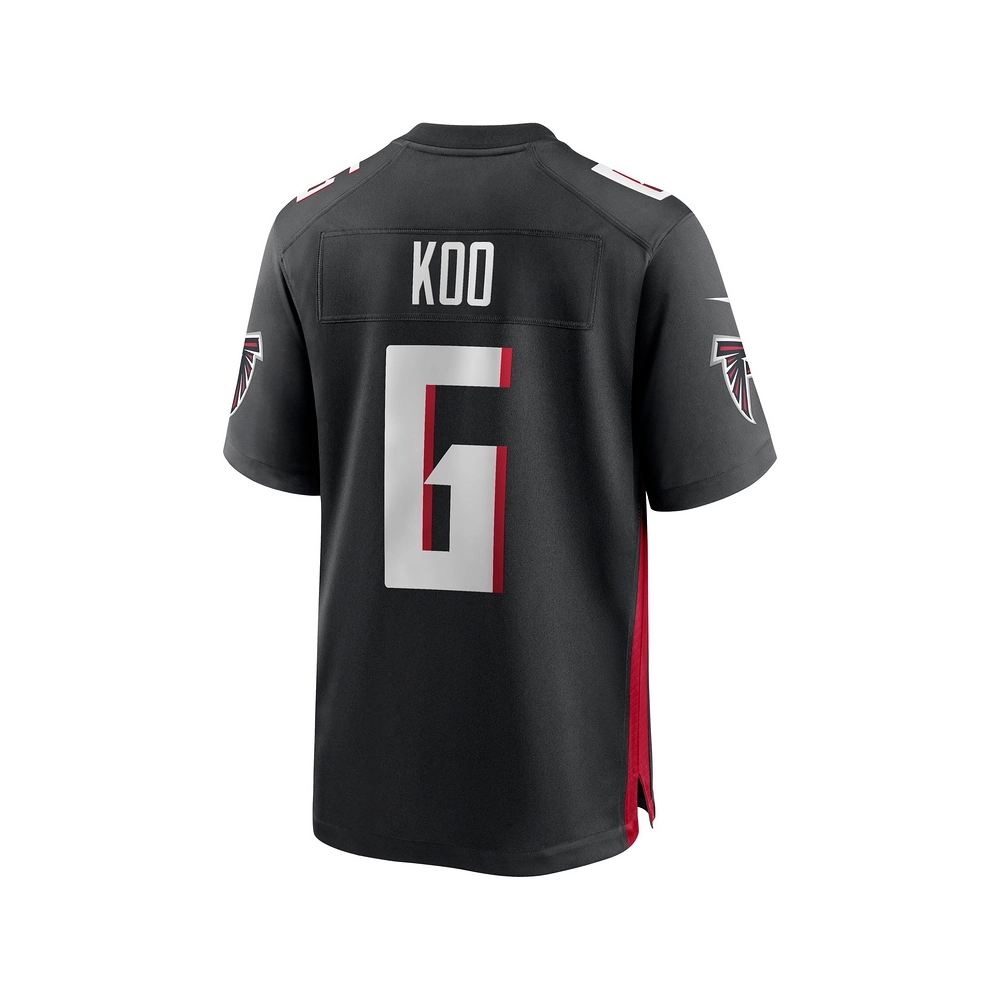 Mens Atlanta Falcons Younghoe Koo Black Team Game Jersey