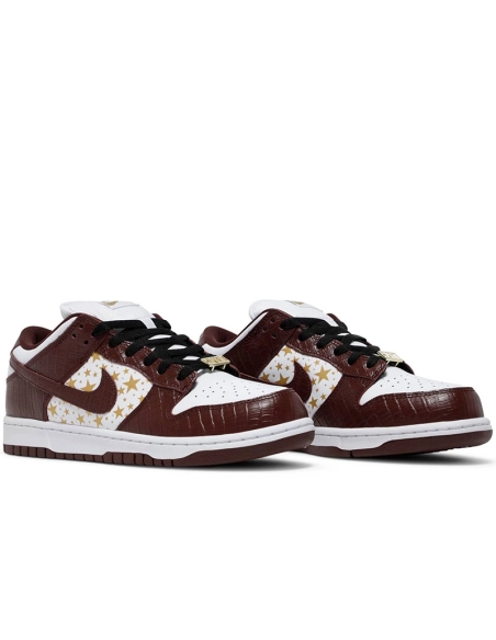 SUPREME X DUNK LOW OG SB QS BARKROOT BROWN,Dunk SB,NIKE SHOES Reps