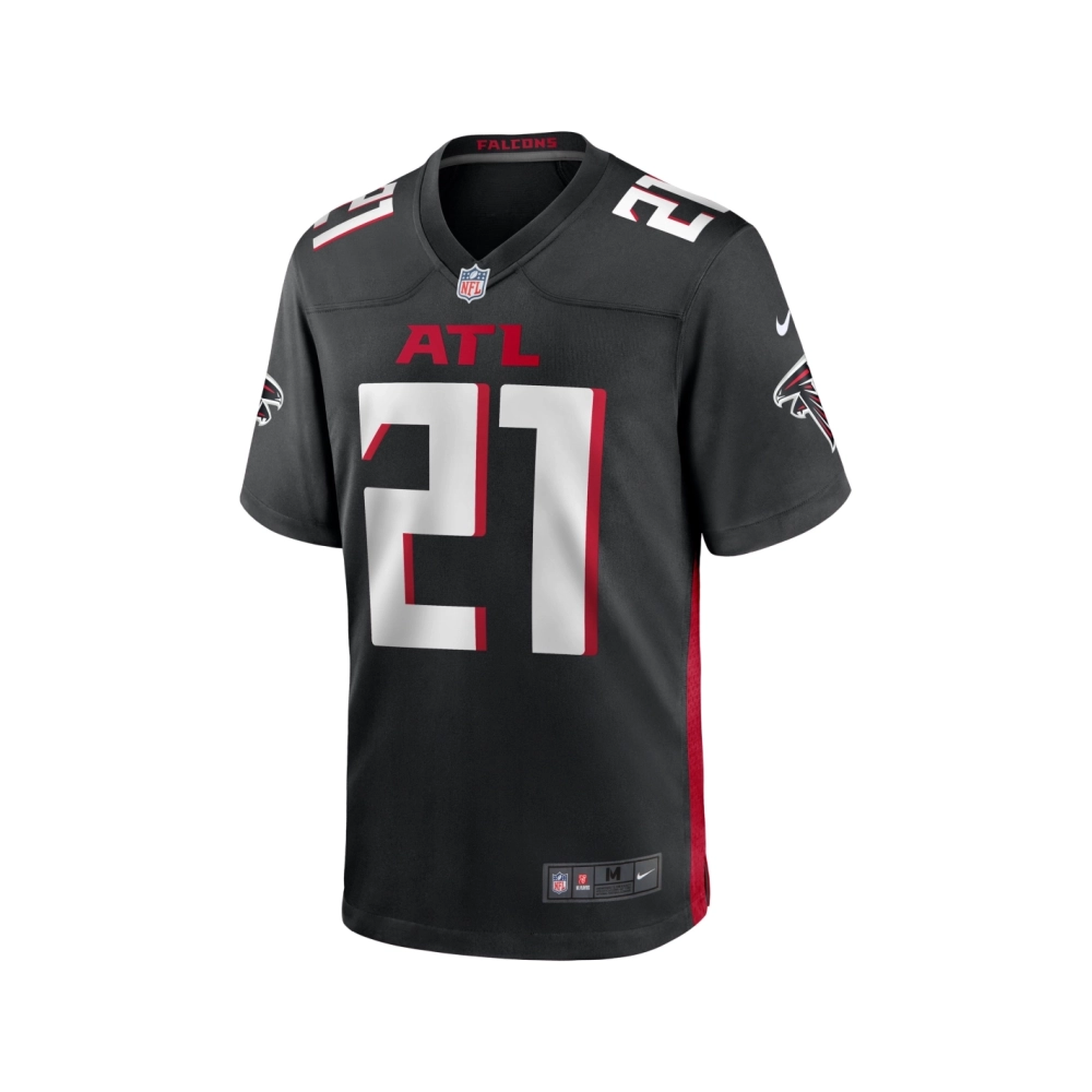 Mens Atlanta Falcons Todd Gurley II Black Game Player Jersey