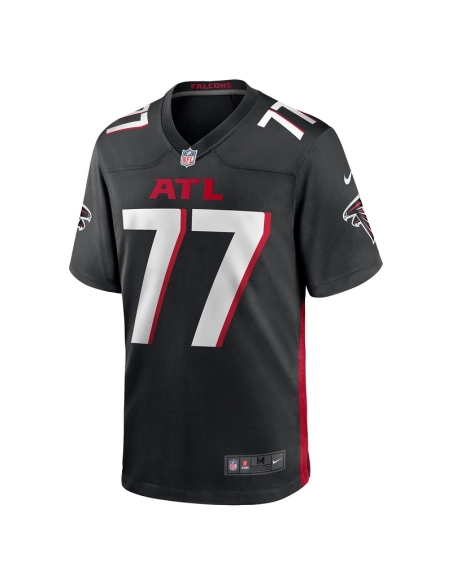 Mens Atlanta Falcons Storm Norton Black Game Jersey